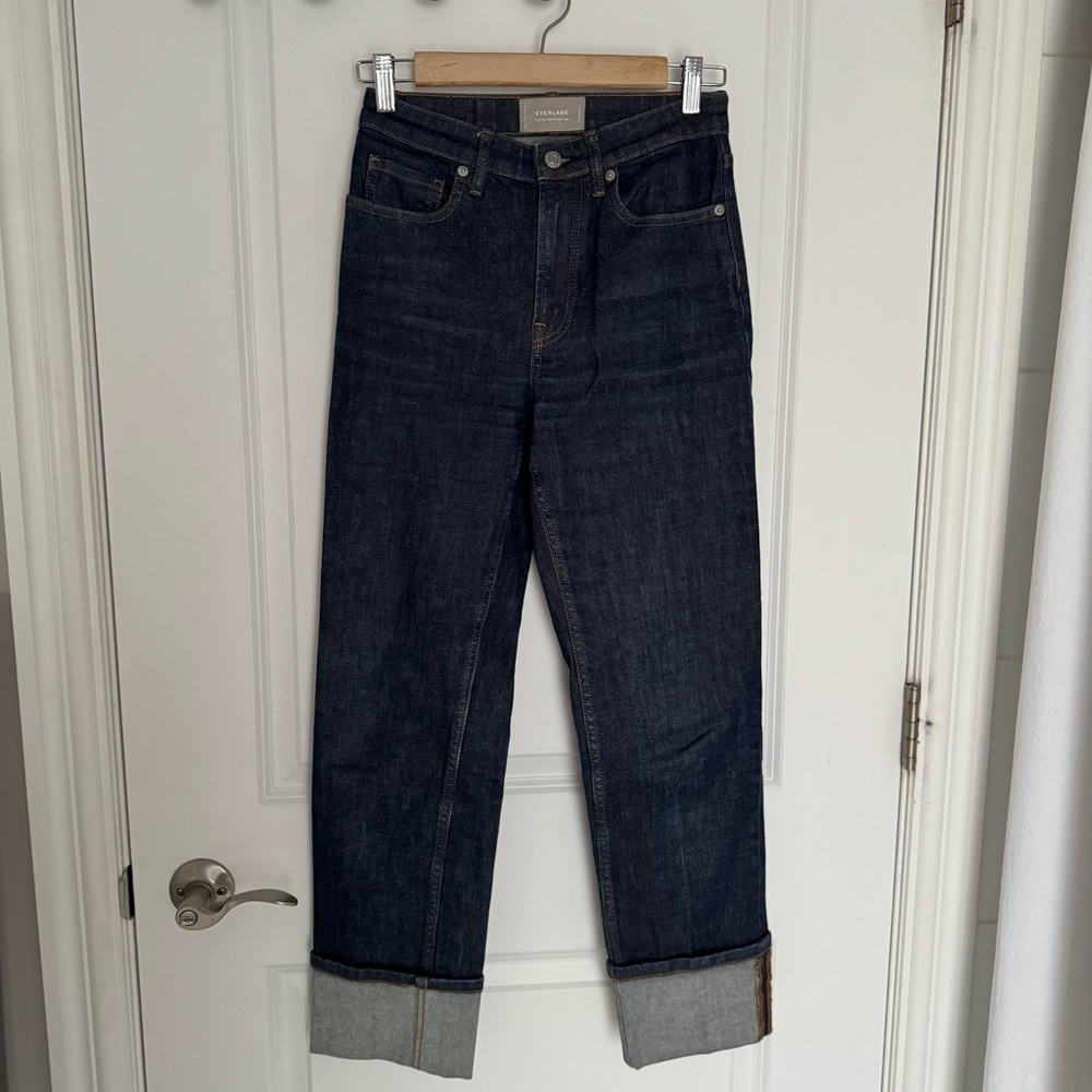 Everlane High Rise Straight Jeans size 25